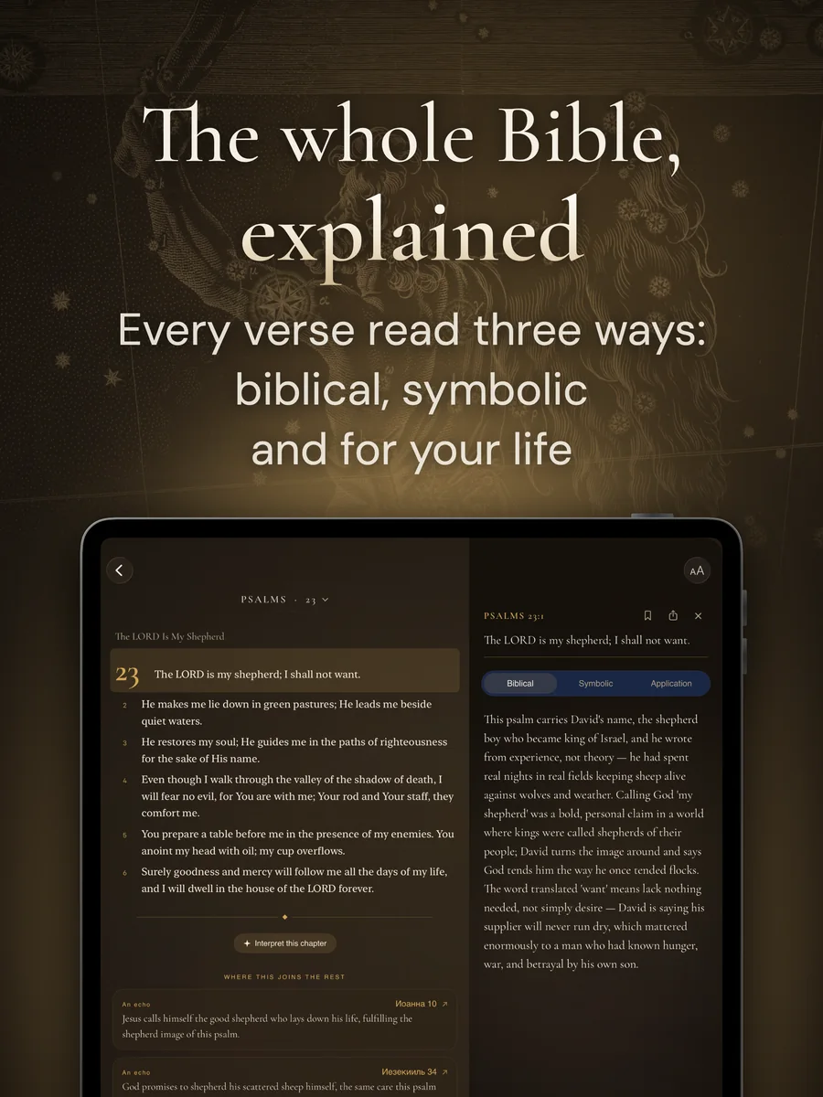 Bible Answer on iPad, screen 2
