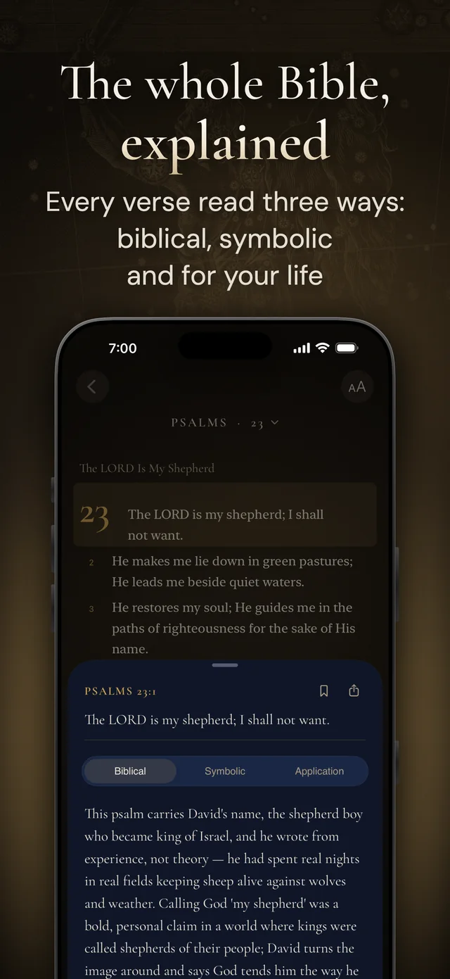 Bible Answer on iPhone, screen 2