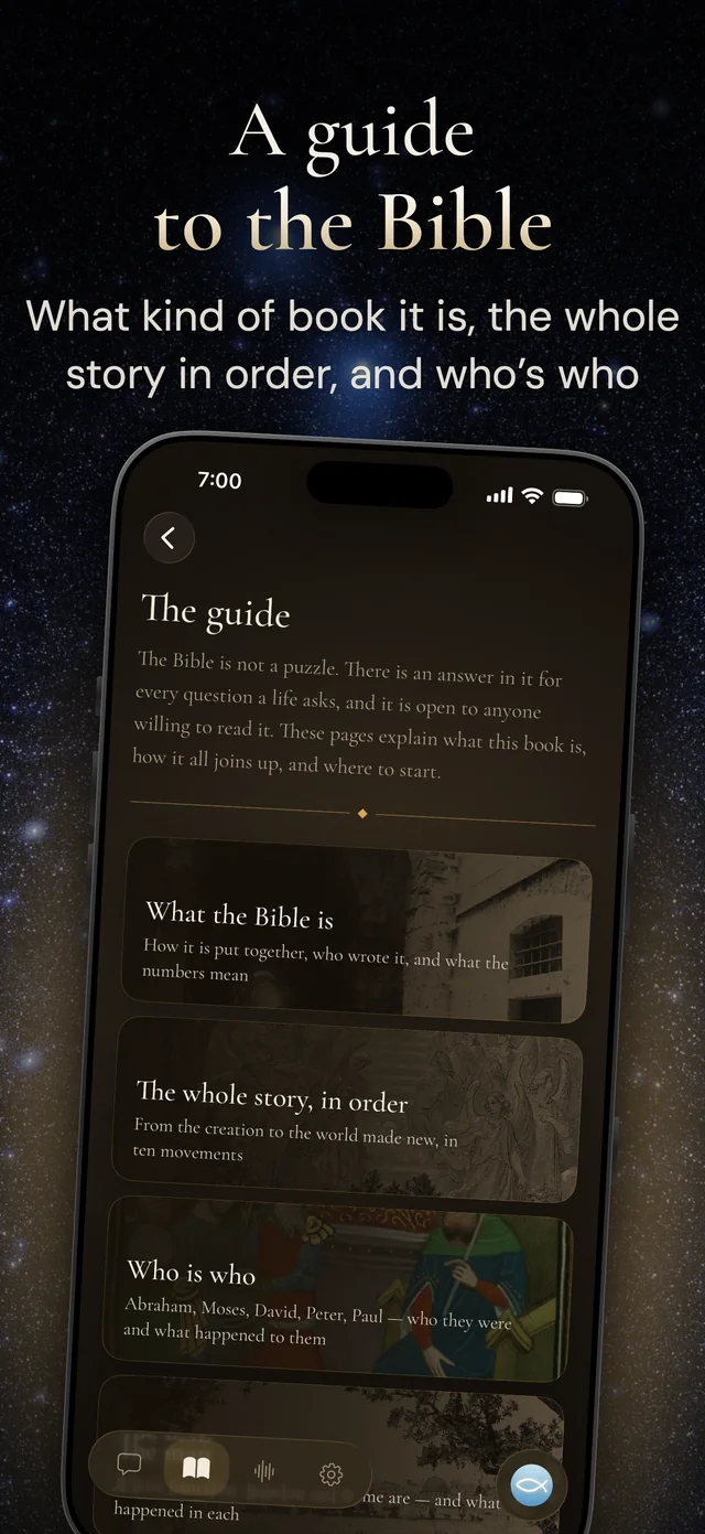 Bible Answer on iPhone, screen 3